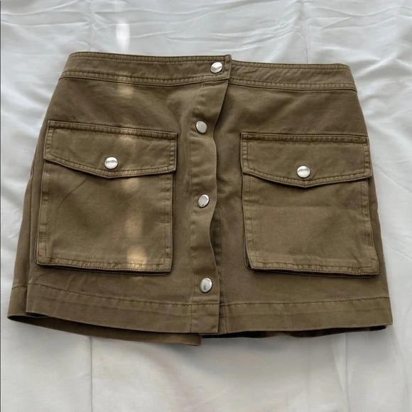 Staud Khaki Tamara Rosemary Utility Skort Size 0 (Mislabeled 6)